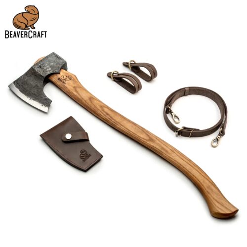 Брадва с дървена дръжка / BeaverCraft AX4 / 1