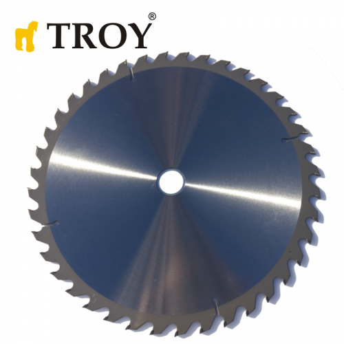 Циркулярен диск / Диск за циркуляр за дърво 60 зъба 255 мм / Troy 25206 / 1