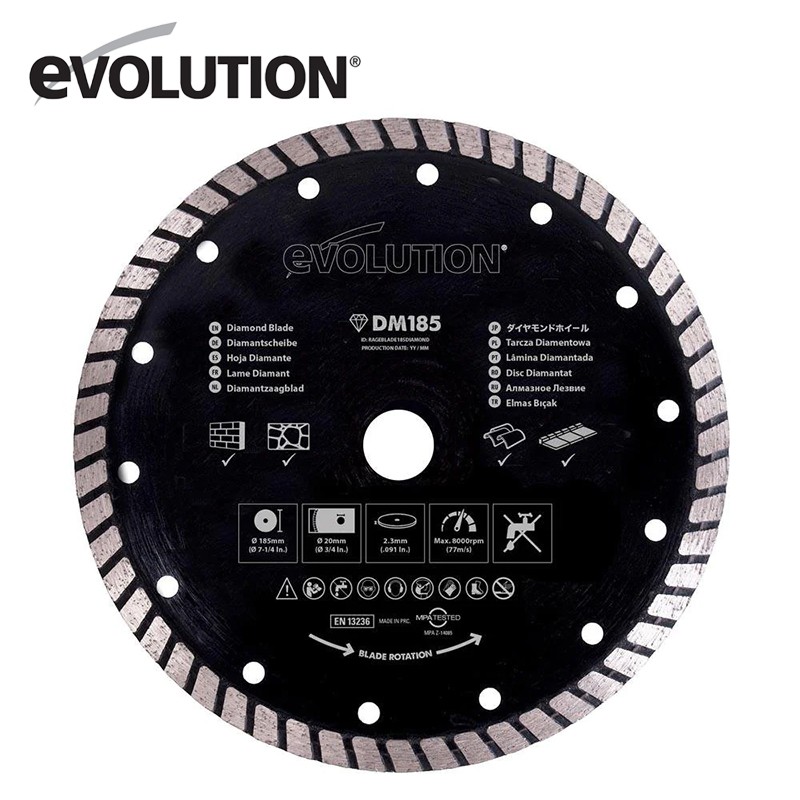 diamanten-disk-185-mm-evolution-rageblade185diamond-1589 Диамантен диск 185 mm / EVOLUTION RAGEBLADE185DIAMOND-1589 / - Image 1