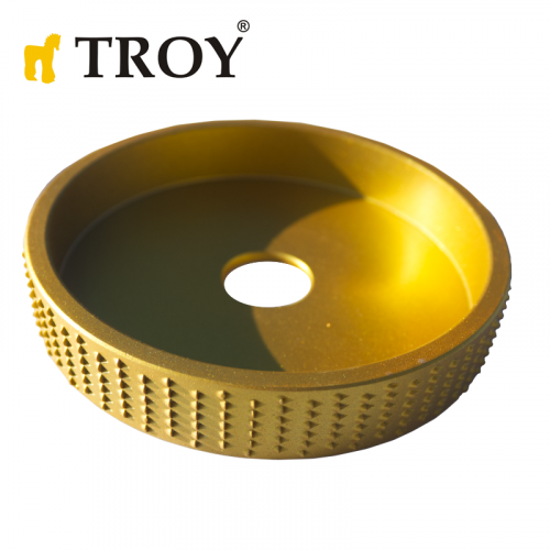 Диск за дърво - за ъглошлайф / Диск за шлайфане на дърво 115 mm / Troy 25091 / 1
