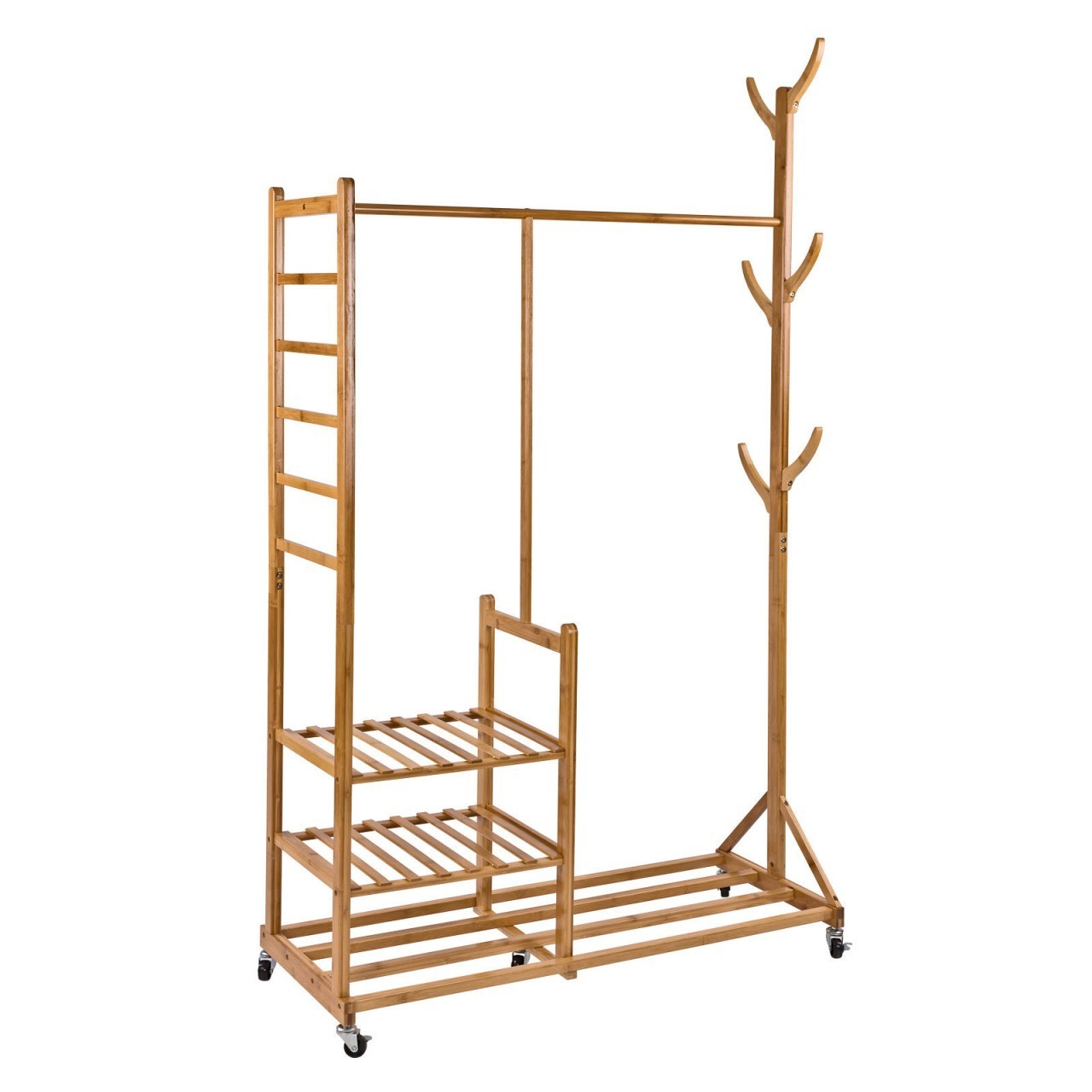 drvena-zakachalka-zakachalka-za-drekhi-portmanto-zakachalka-za-drekhi-na-kolela-dema-11457 Дървена закачалка / закачалка за дрехи / Портманто / Закачалка за дрехи на колела / DEMA 11457 / - Image 1