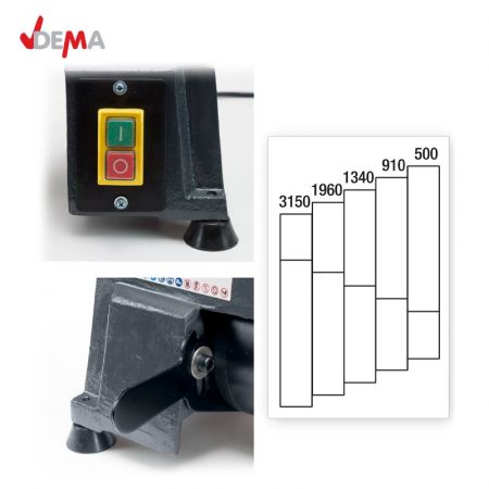 Дърводелски струг  DM 450 / DEMA 24966 / - Image 4