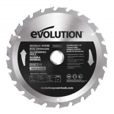 Диск за дърво за циркуляр 185 мм TCT 24 зъба / EVOLUTION GW185TCT-24-7164 /