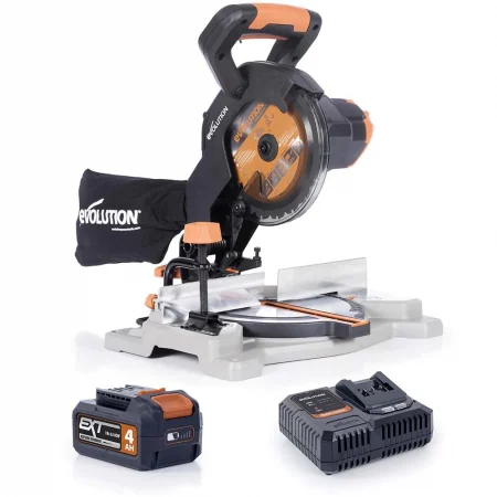 Акумулаторен потапящ циркуляр 185mm, 18V, Evolution R185CMS-Li / 088-0001B / 12