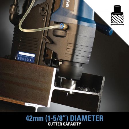 ПРОМОЦИЯ! Магнитна пробивна машина с фрезери EVOLUTION EVO42 / EVOLUTION 095-0004 / CUTTERKIT3S 6