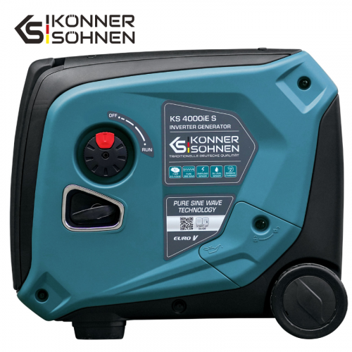 Тих Инверторен бензинов Генератор 4000W / KS 4000iE S / 6