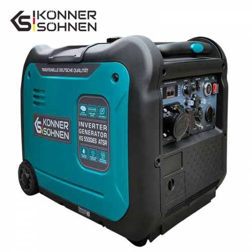 Тих инверторен генератор на бензин 5500W / KS 5500iE S ATSR / 3