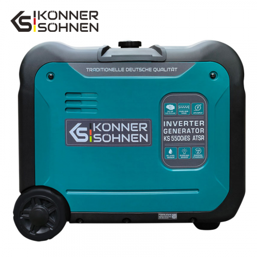 Тих инверторен генератор на бензин 5500W / KS 5500iE S ATSR / 4