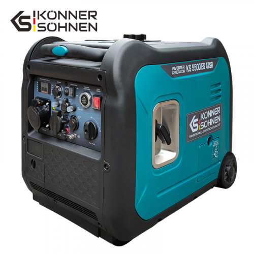 Тих инверторен генератор на бензин 5500W / KS 5500iE S ATSR / 1