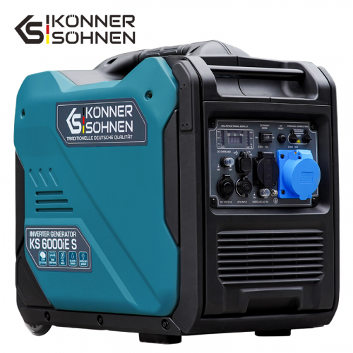 Тих Инверторен бензинов Генератор за ток 5500 W / KS 6000iE S / 2