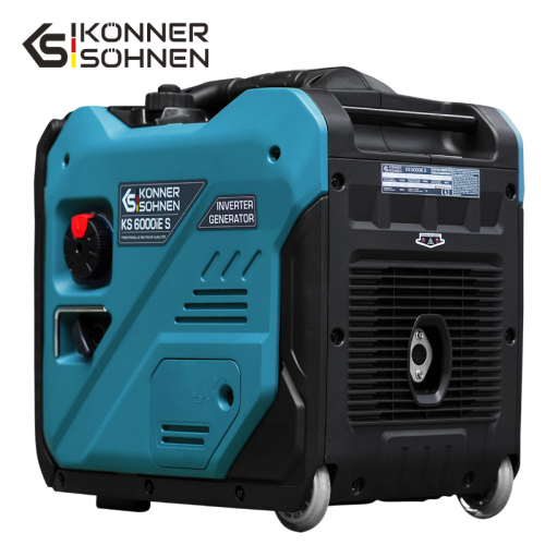 Тих Инверторен бензинов Генератор за ток 5500 W / KS 6000iE S / 9