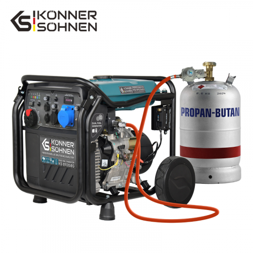 Инверторен Генератор за ток на Газ (LPG)/бензин 8,5 kW KS 8100iEG 1