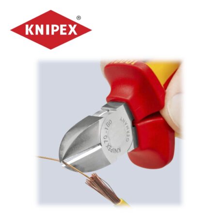 Изолирани клещи странични резачки 160 мм VDE / KNIPEX 70 06 180 / 3