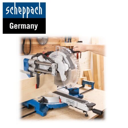 Потапящ циркуляр с изтегляне, за ъглово рязане Scheppach HM305SL / 5901223901 / 2