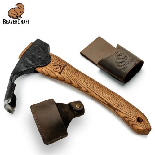 Компактна дърворезбарска тесла / BeaverCraft AX2 / 1
