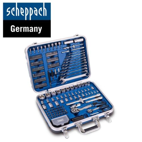 Комплект инструменти в куфар / Куфар с инструменти 233 части Scheppach TB235 / 5909320900 / 1