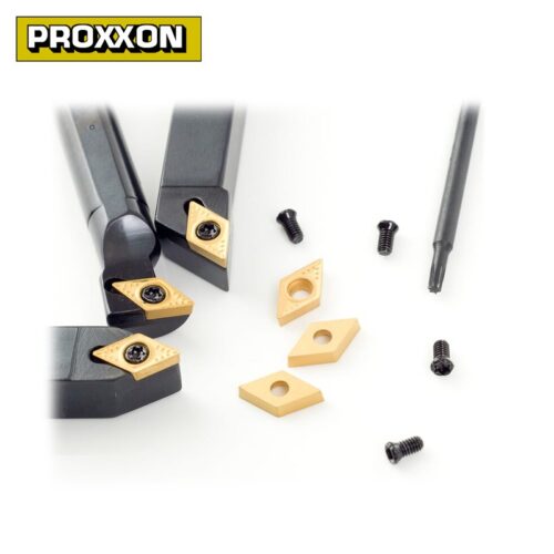 Комплект карбидни резци 3 броя 10 x 10 мм (за PD 400) / PROXXON 24556 / 3