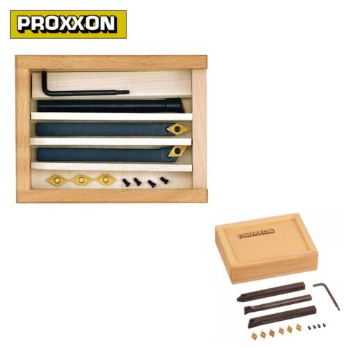 Комплект карбидни резци 3 броя 10 x 10 мм (за PD 400) / PROXXON 24556 / 4