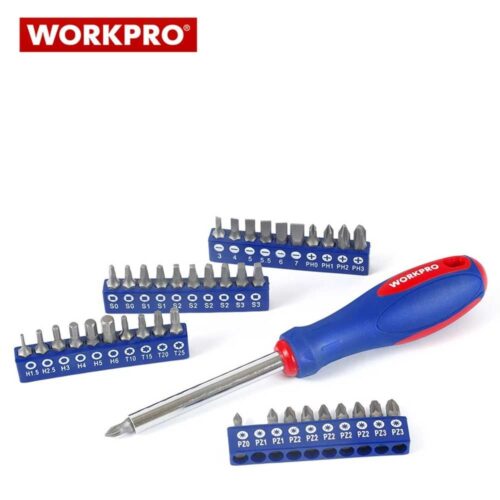 Комплект отвертки 56 части / Workpro W009013 / 3