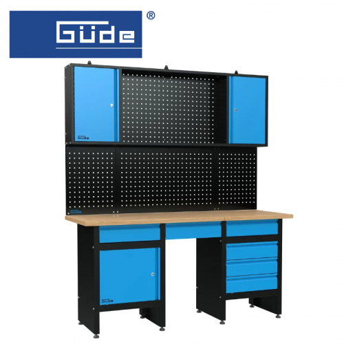 Комплект работна маса със стенен шкаф GUDE GW 6/1 XL / 40497 / 3