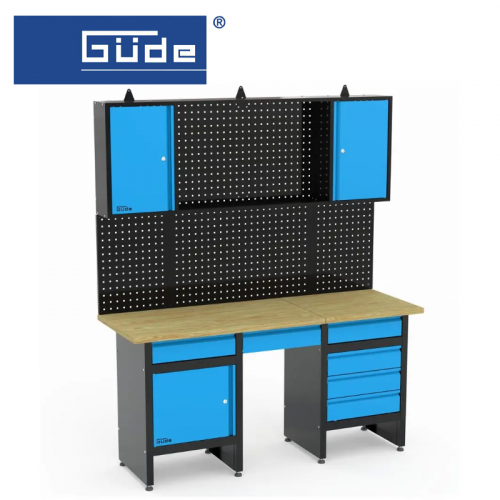 Комплект работна маса със стенен шкаф GUDE GW 6/1 XL / 40497 / 4