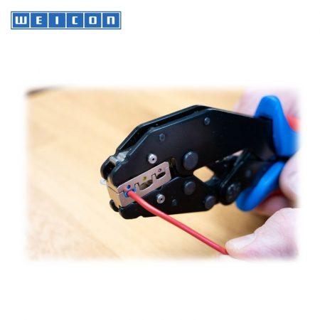Кримперни клещи за кабелни обувки и клеми 22/24/14 - 10 AWG / WEICON 10100516 / 0.25 - 6 мм2 - Image 3