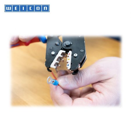 Кримперни клещи за кабелни обувки и клеми 22/24/14 - 10 AWG / WEICON 10100516 / 0.25 - 6 мм2 - Image 4