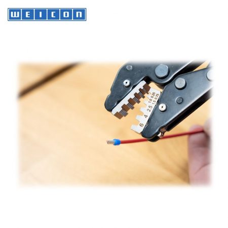 Кримперни клещи за кабелни обувки и клеми 22/24/14 - 10 AWG / WEICON 10100516 / 0.25 - 6 мм2 - Image 7