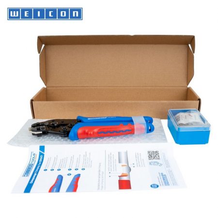 Кримперни клещи за кабелни обувки и клеми 24/14 - 10 AWG / WEICON 10100515 / 0.25 - 6 мм2 - Image 3