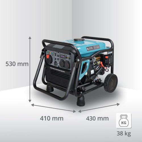 Инверторен генератор на газ/бензин 4000W, 230V - 3.6A - монофазен / KS 4100iE G / 8