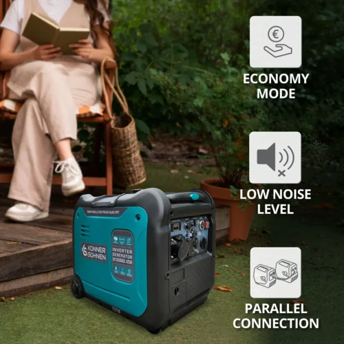 Тих инверторен генератор на бензин 5500W / KS 5500iE S ATSR / 6