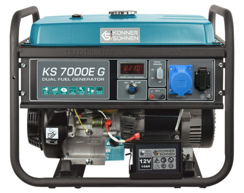 Генератор за ток на газ/бензин, 5500W, / KS 7000E G / 2