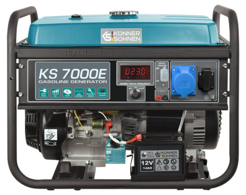 Бензинов Генератор за ток, AVR, 5500W / KS 7000E / 1