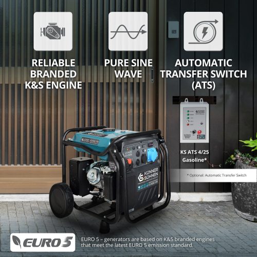 Инверторен генератор 8500W с възможност за ATS / KS 8100iE ATSR / 5