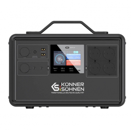 Портативна енергийна станция 4800W, 2240Wh Konner & Sohnen KS 2400PS 1