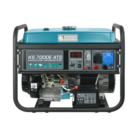 Бензинов генератор за ток с ATS, AVR, 5500W / KS 7000E ATS / 1