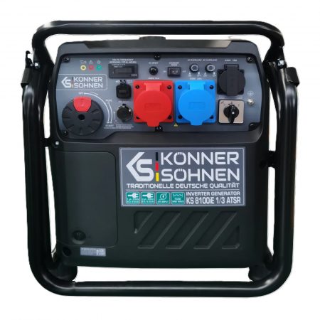 Бензинов инверторен генератор монофазен / трифазен (230/400V - 8kW) KS 8100iE 1/3 ATSR - Image 10