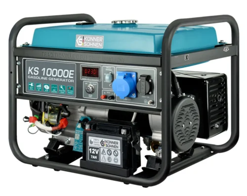 Бензинов Генератор за ток с електрически стартер и AVR, 8kW, 230V / KS 10000E / 3