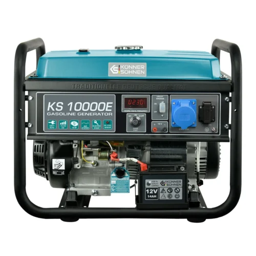 Бензинов Генератор за ток с електрически стартер и AVR, 8kW, 230V / KS 10000E / 1