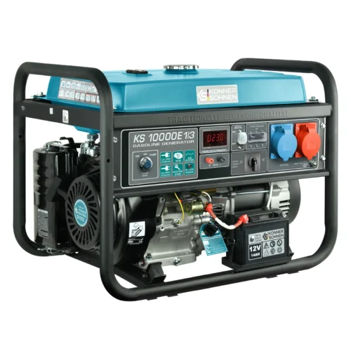 Бензинов Генератор за ток трифазен и монофазен, AVR, VTS, 8kW, 230/400V / KS 10000E 1/3 / 1