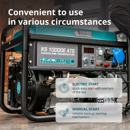 Бензинов Генератор за ток с ATS, AVR 8kW / KS 10000E ATS / - Image 5