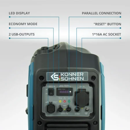 Инверторен Генератор 230V, 2kW / KS 2000i S / - Image 3