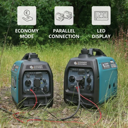 Тих Инверторен генератор за ток на 2000W Газ/бензин / KS 2100iG S / - Image 6