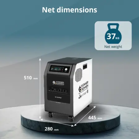 Портативна енергийна станция 3kW, 3200Wh, Konner & Sohnen KS 3000PS - Image 12