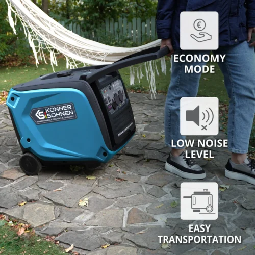Тих Инверторен бензинов Генератор 4000W / KS 4000iE S / 5