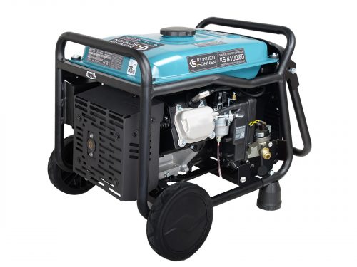 Инверторен генератор на газ/бензин 4000W, 230V - 3.6A - монофазен / KS 4100iE G / 15