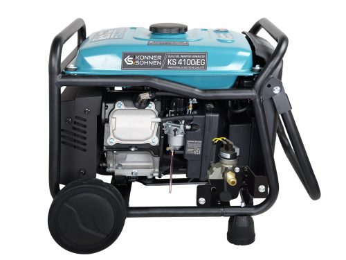 Инверторен генератор на газ/бензин 4000W, 230V - 3.6A - монофазен / KS 4100iE G / 14