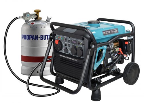 Инверторен генератор на газ/бензин 4000W, 230V - 3.6A - монофазен / KS 4100iE G / 1