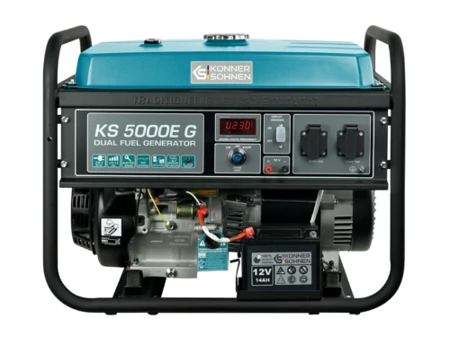 Генератор за ток на газ(LPG)/бензин с AVR, 4000W, 230V / KS 5000E G / 2