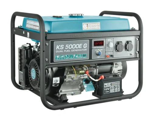 Генератор за ток на газ(LPG)/бензин с AVR, 4000W, 230V / KS 5000E G / 3